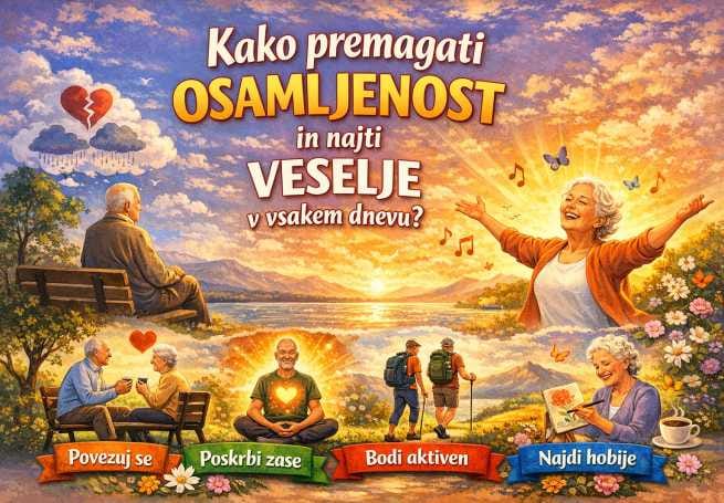 Kako premagati osamljenost in najti veselje v vsakem dnevu