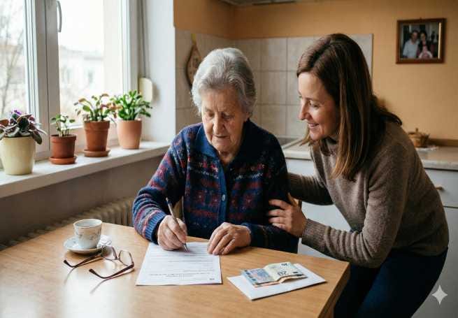 Dodatek za pomoč in postrežbo 2026: Kako do denarja? | Glas upokojencev