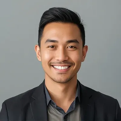 smiling person