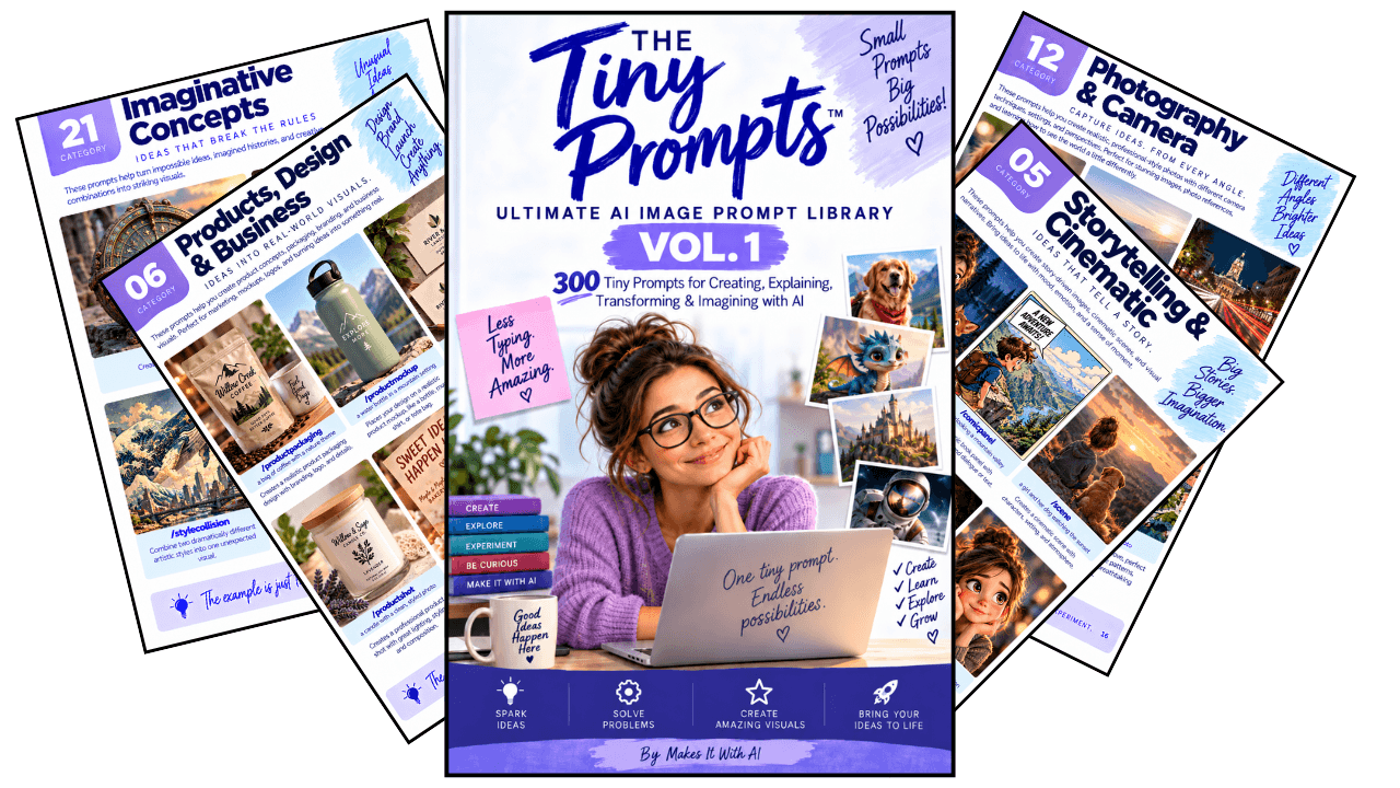 The Tiny Prompts 300-prompt library