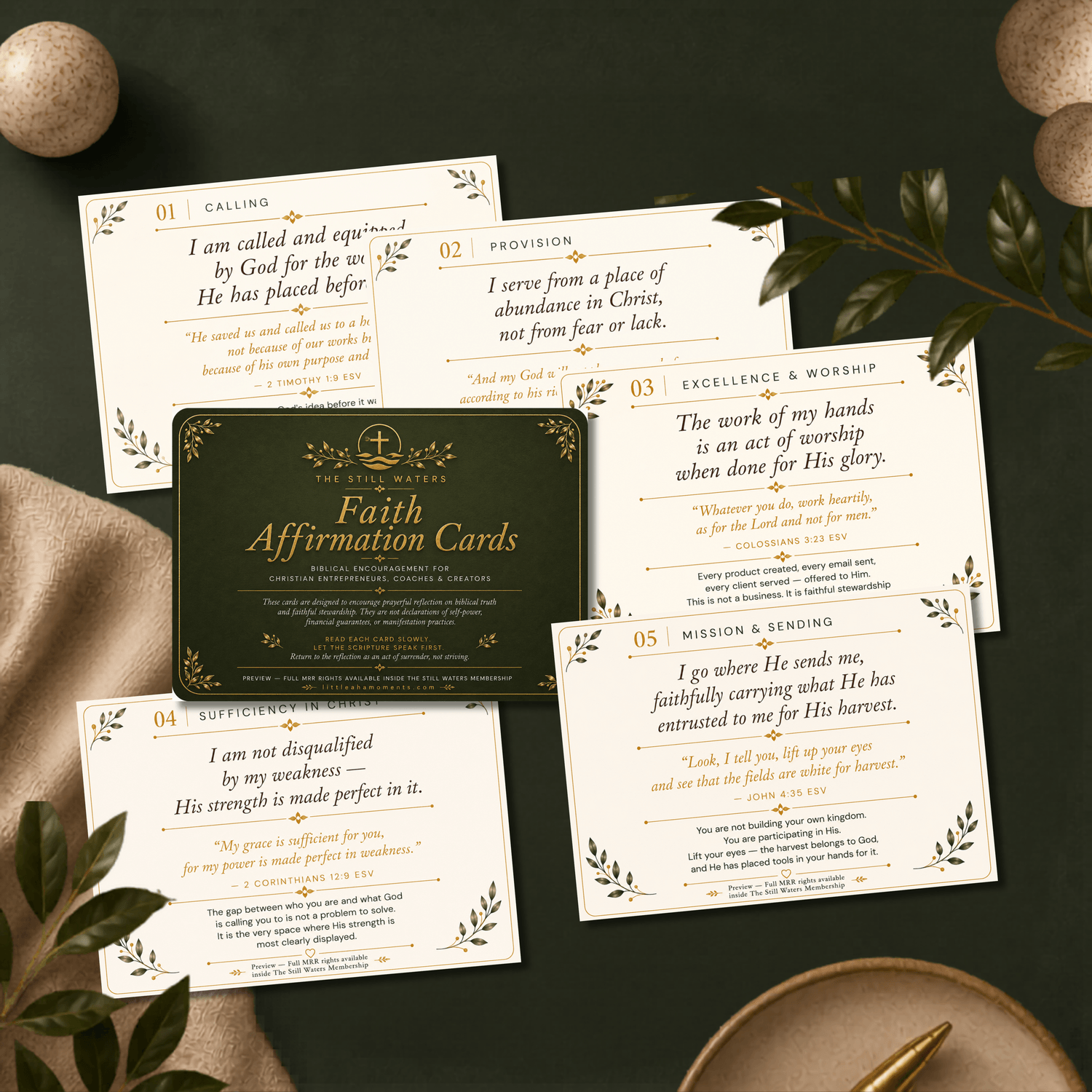 Faith Affirmation Cards