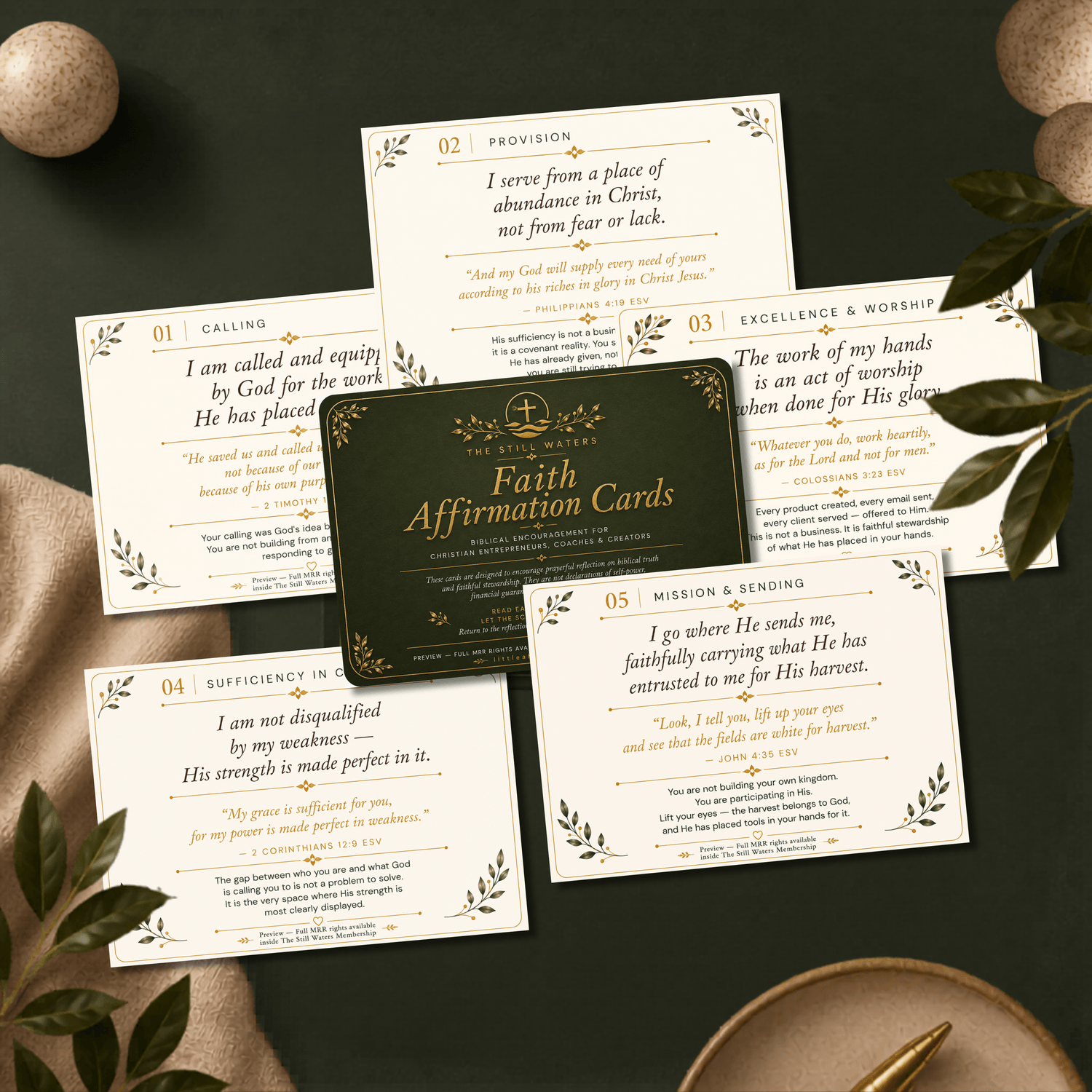 Faith Affirmation Cards