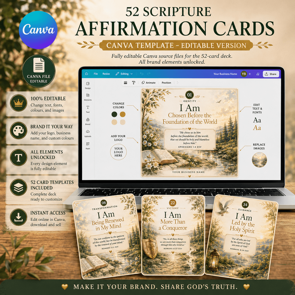 MRR Christian digital product Canva source files