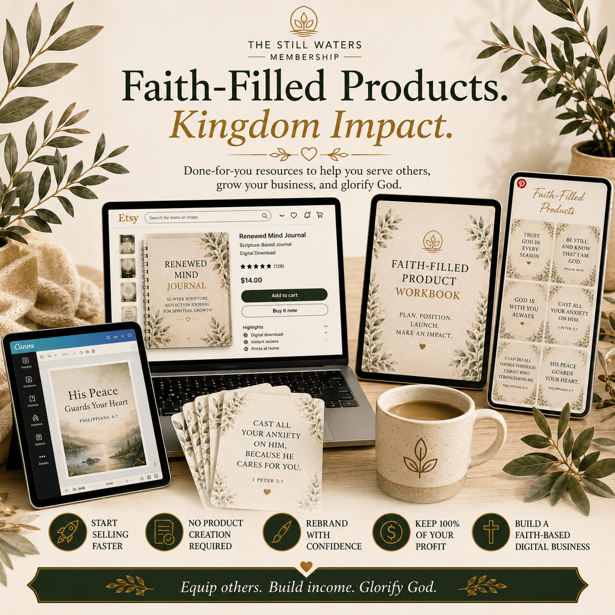 Christian Digital Product Starter Kit cover
