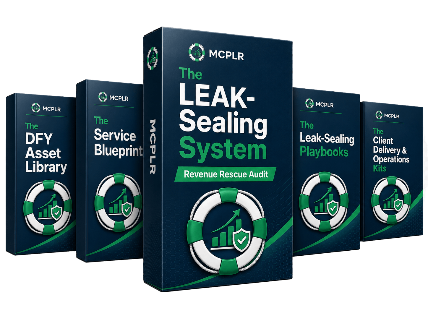 The Leak-Sealing System: all five fulfillment modules