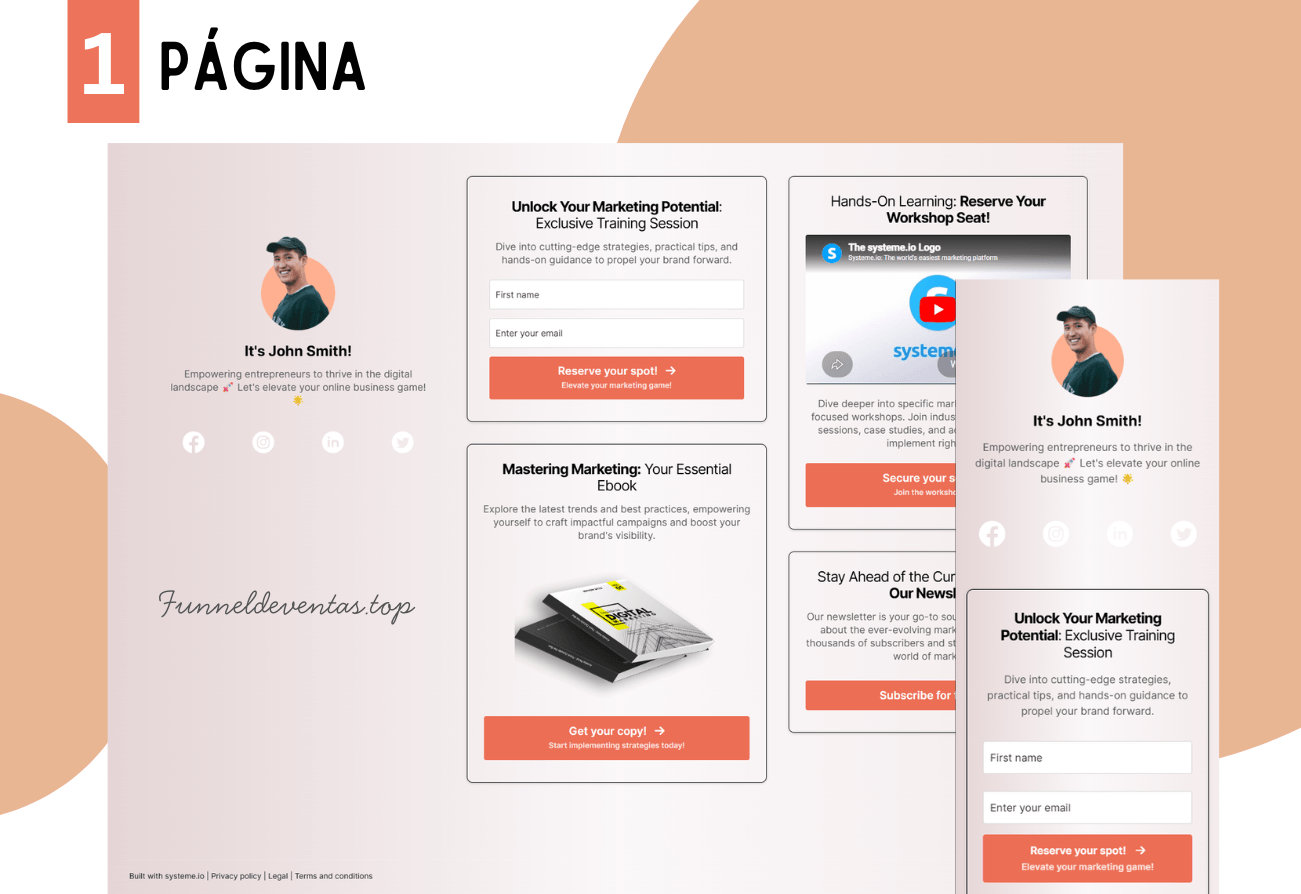 bio-link-funnel-template