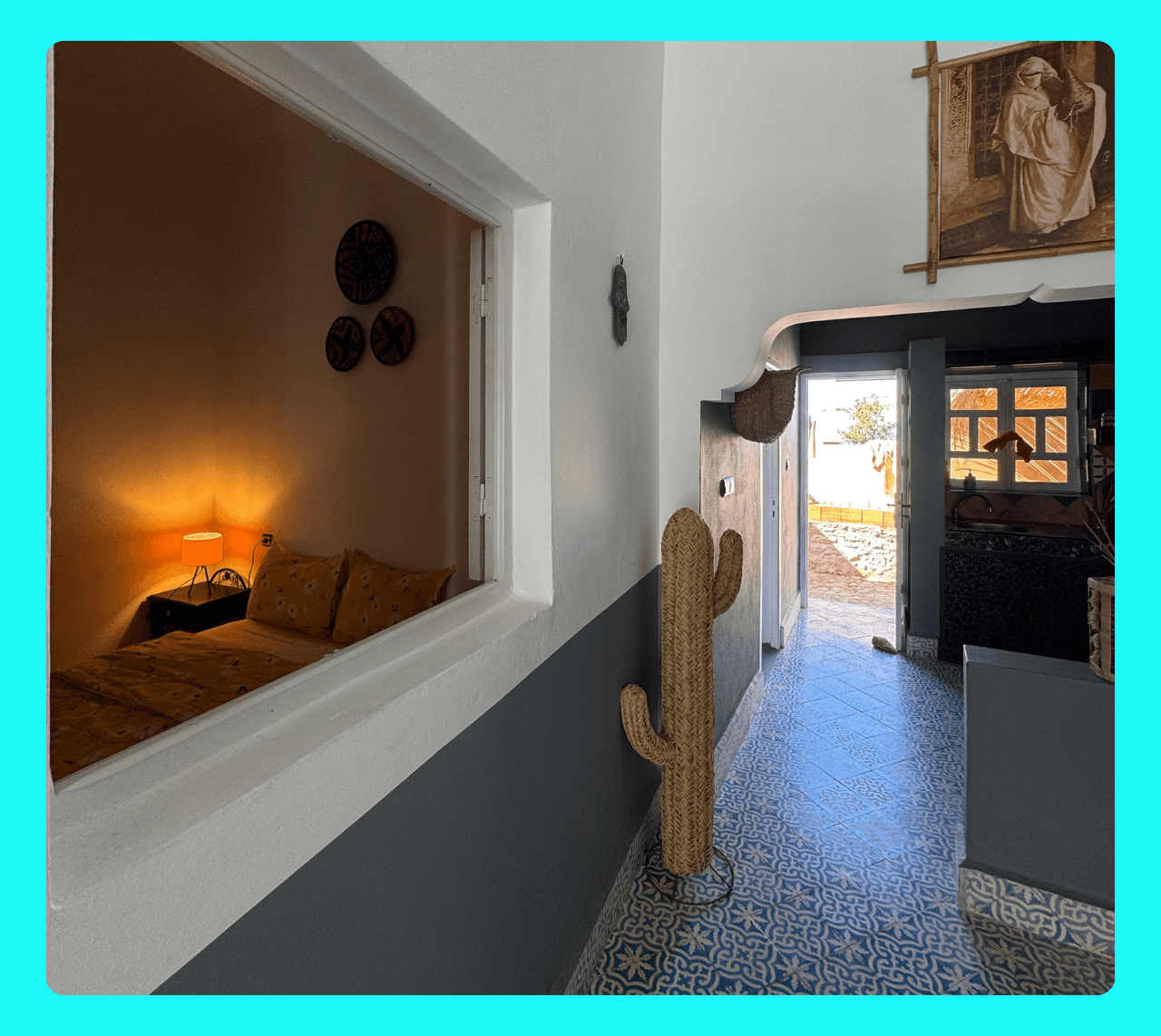 family appartement with a garden Morocco