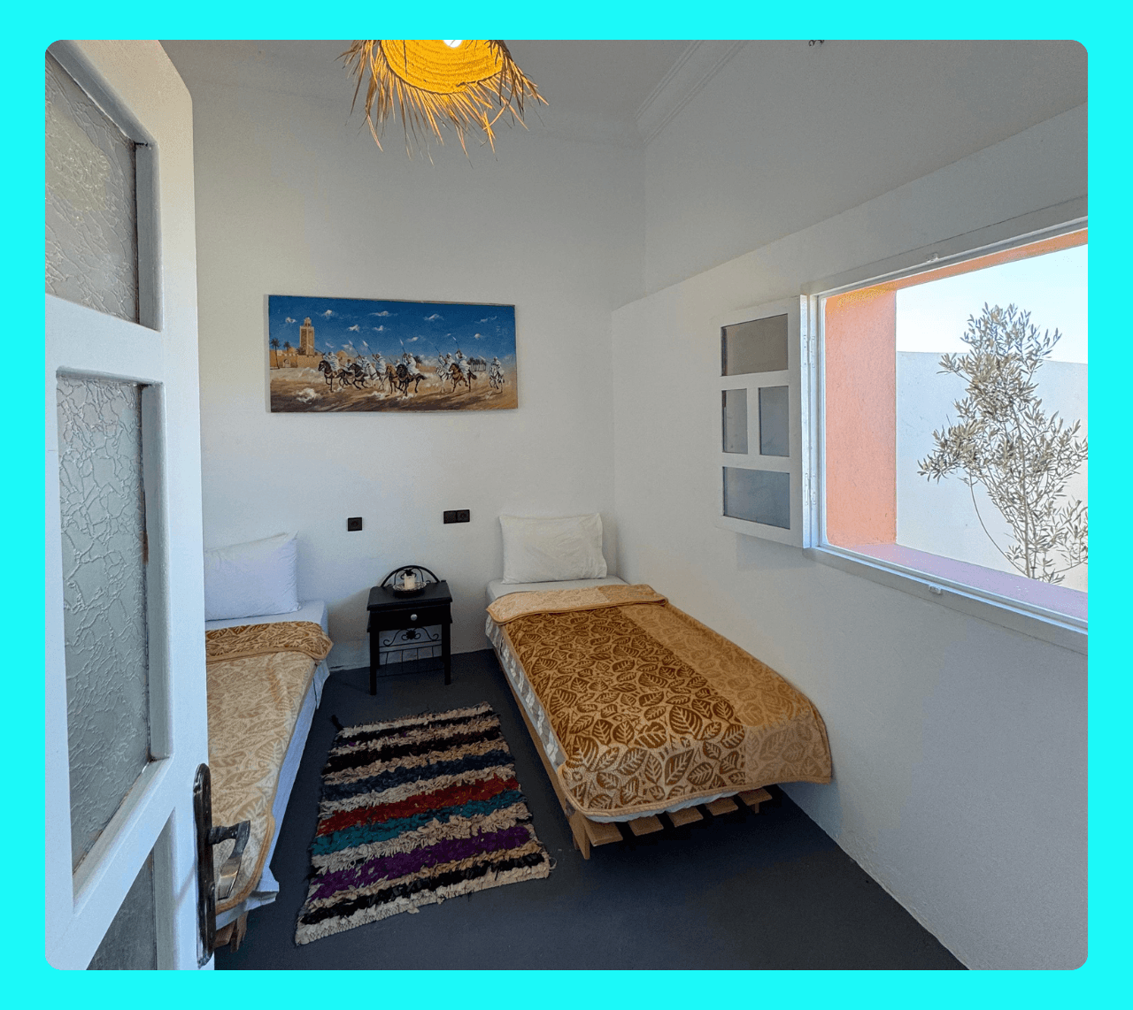 two single bed in cap sim surfhouse