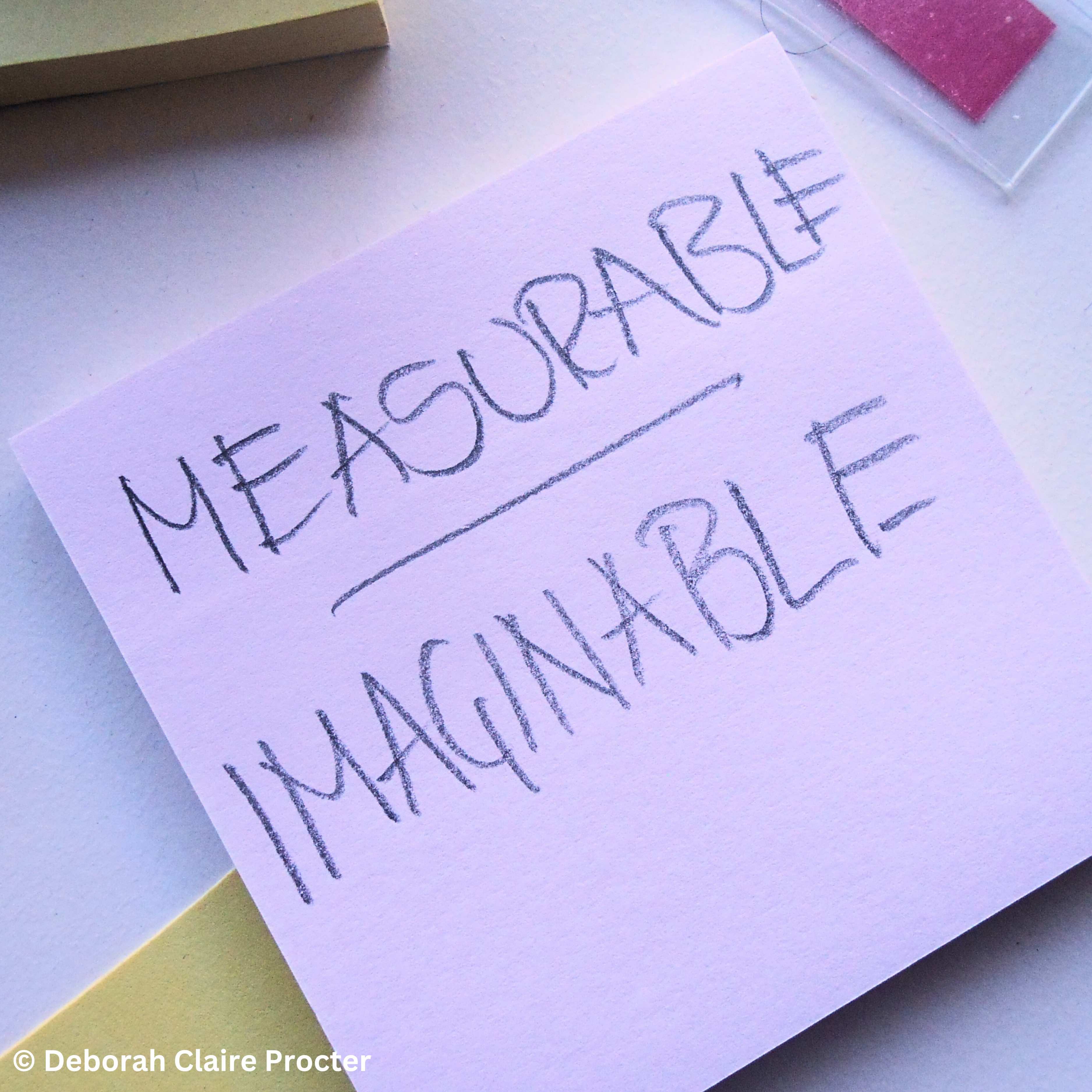MEASUREABLE IMAGINABLE - STAGE PRESENCE CENTRAL - © DEBORAH CLAIRE PROCTER