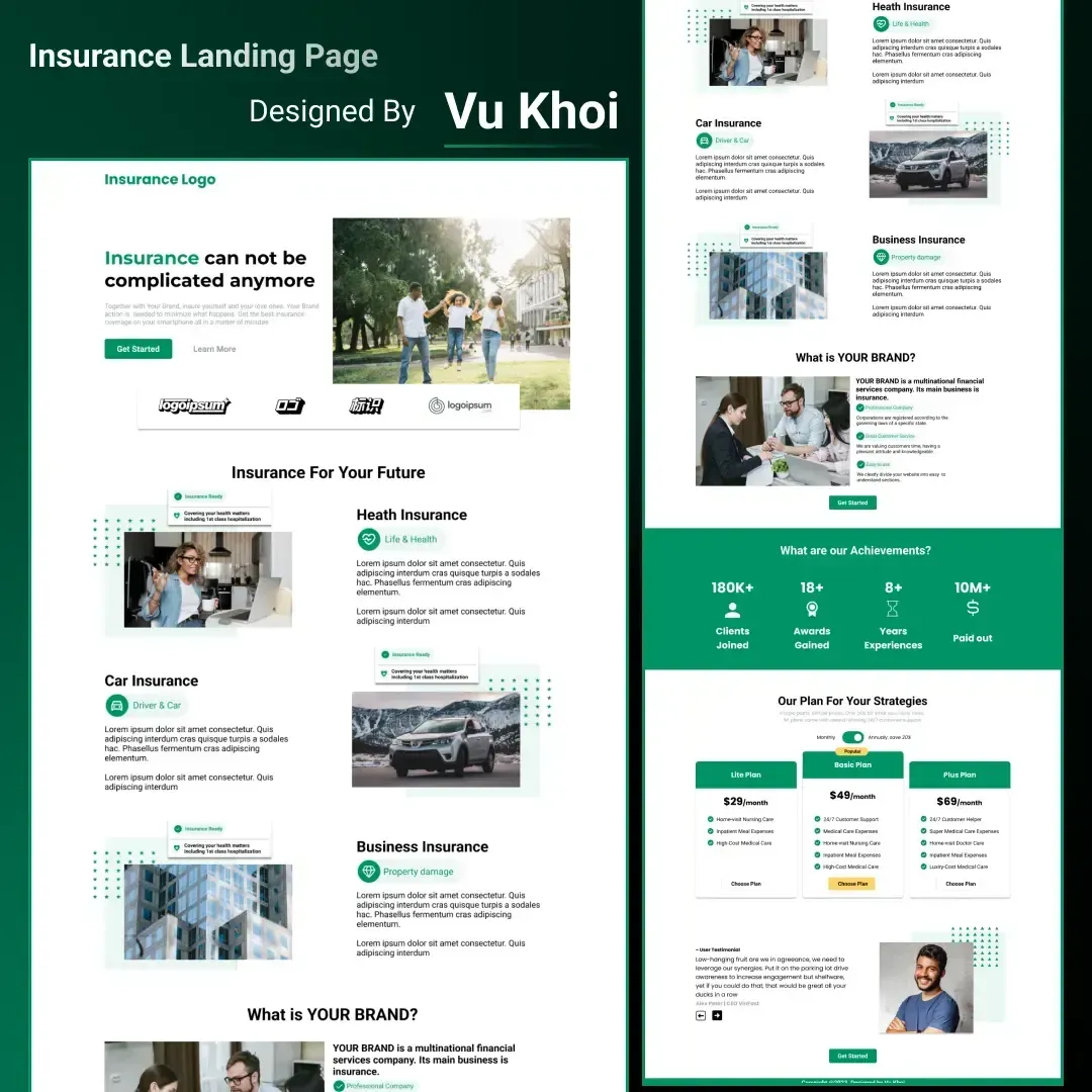 Insurance Landing Page