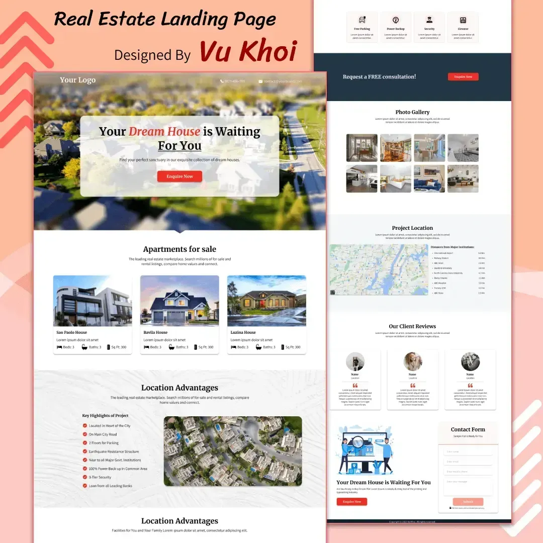 Real Estate Landing Page