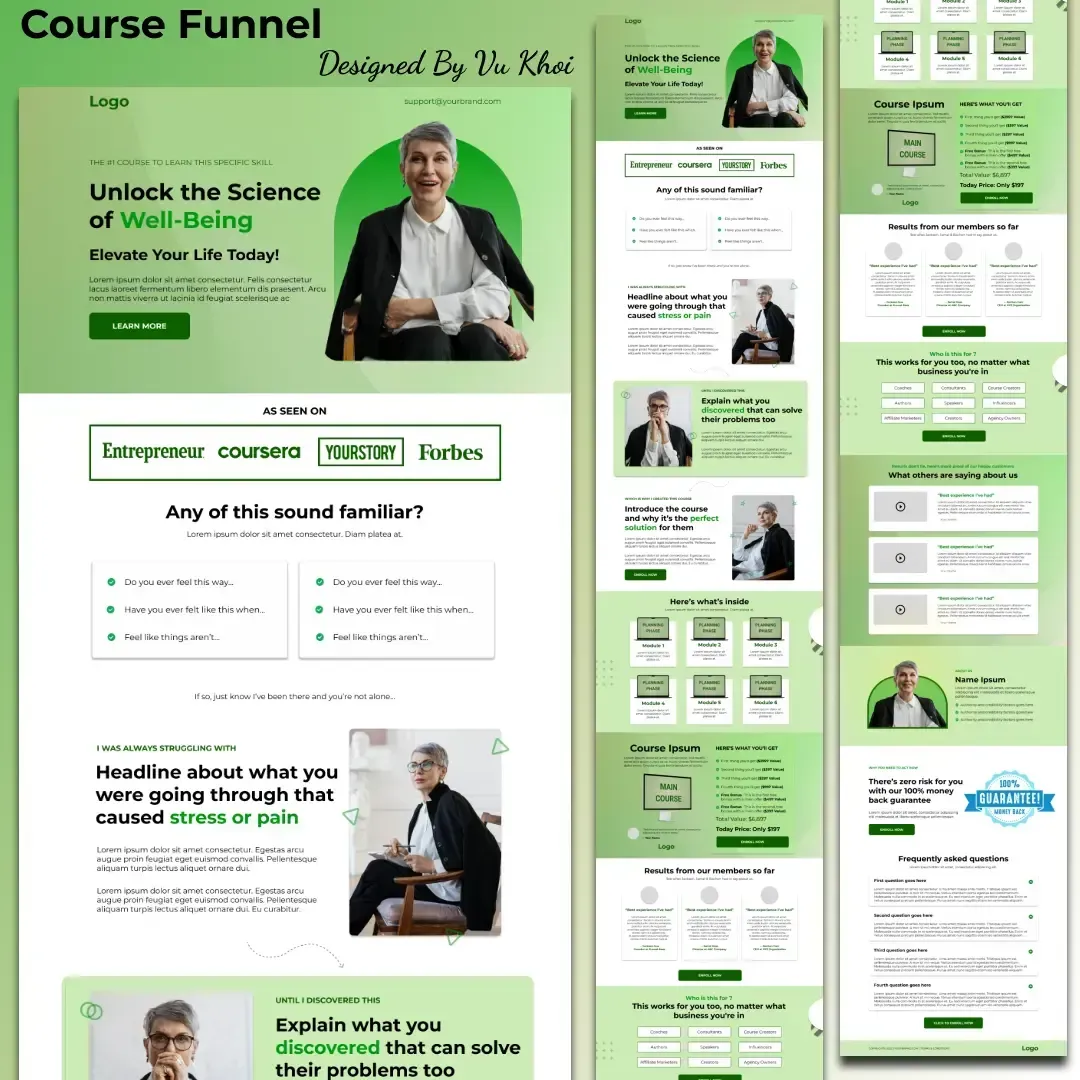 Well-being Course Funnel