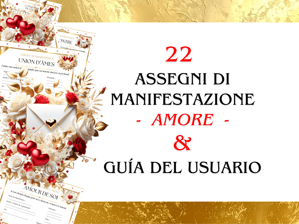 22 Assegni di Manifestazione Amore — Silvia Davanzo