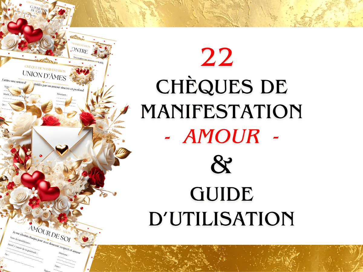 22 Chèques de Manifestation Amour — Silvia Davanzo