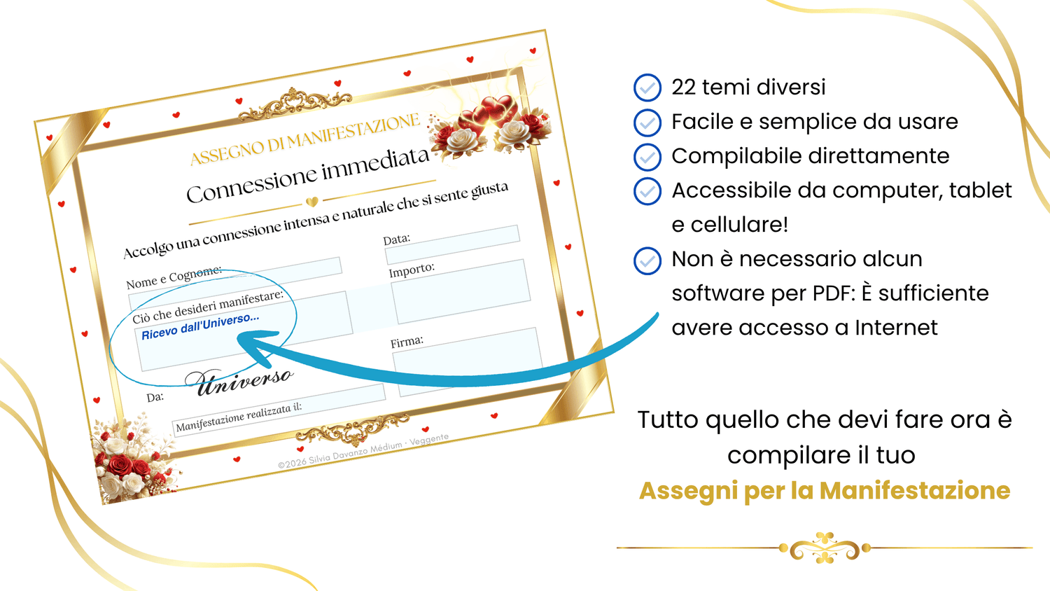 Anteprima — 22 Assegni di Manifestazione Amore