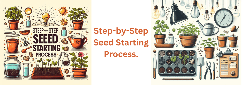 Step-by-Step Seed Starting Process.