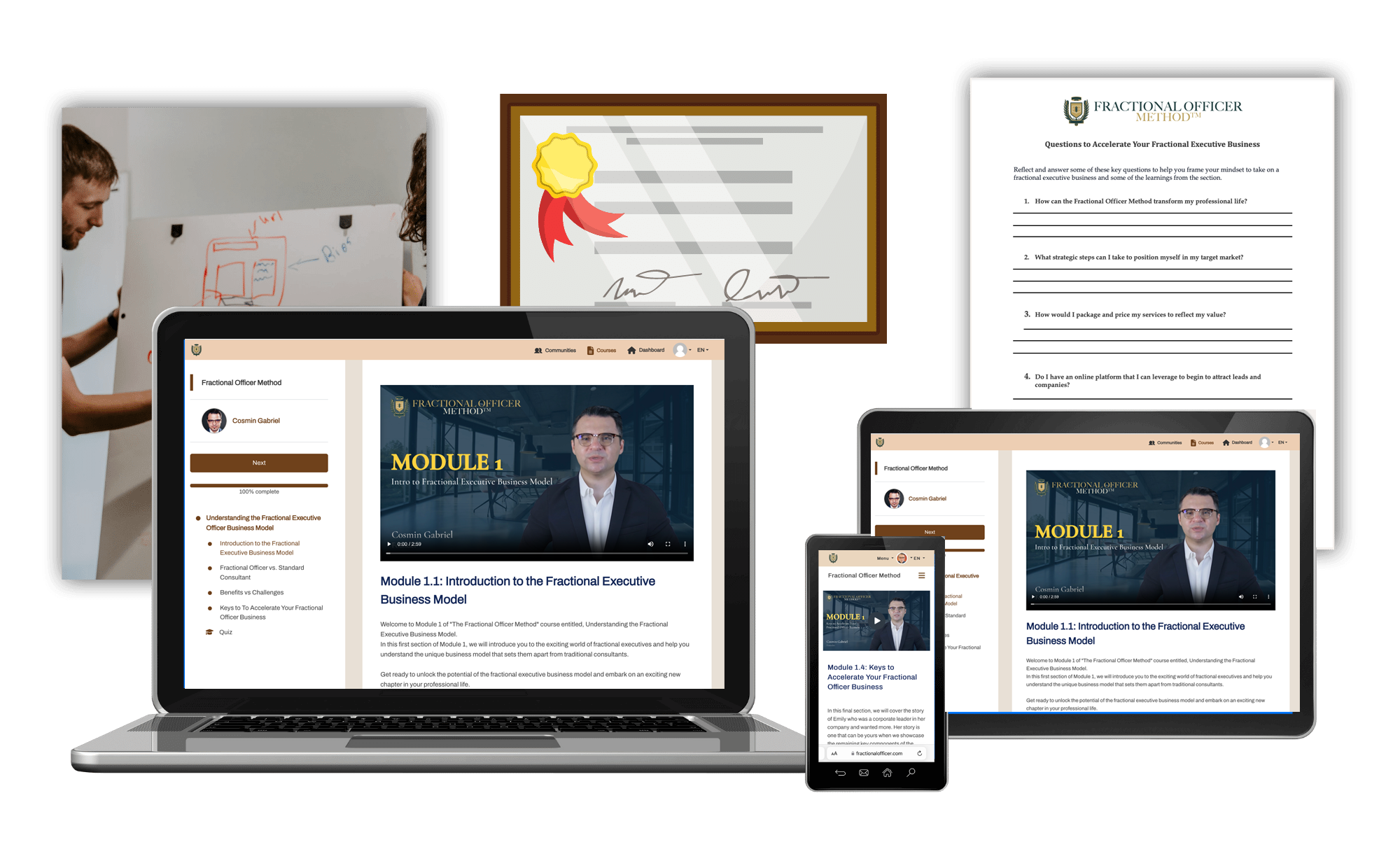 Course fractional officer method executive training