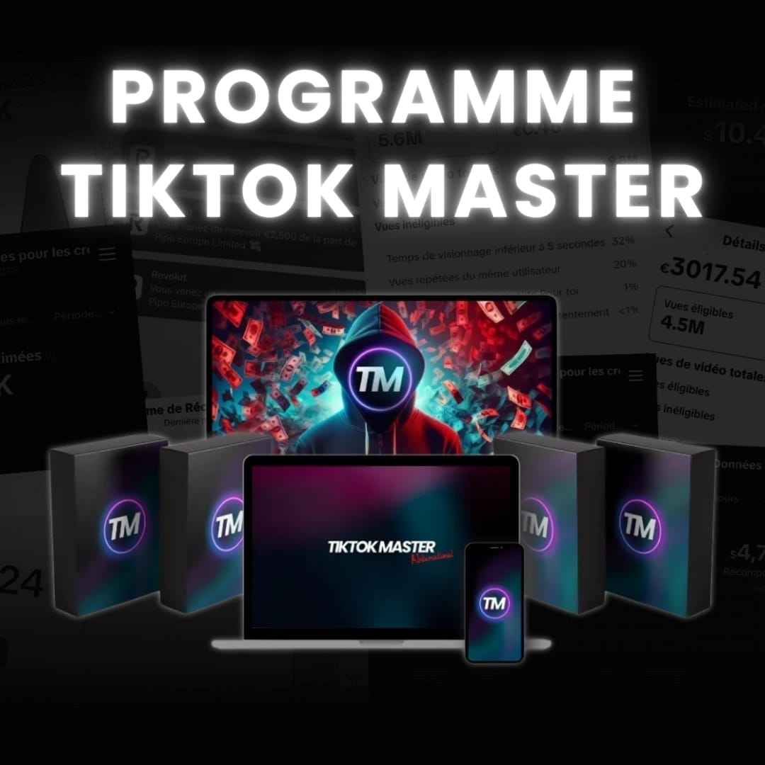 PROGRAMME TIKTOK MASTER
