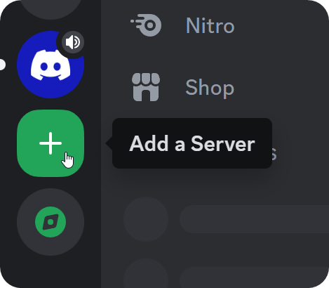 picture describing how to create a server on discord