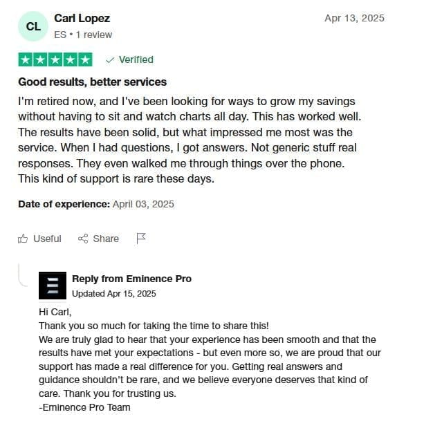 eminence_pro_reviews_trustpilot_thehustlenation review_5