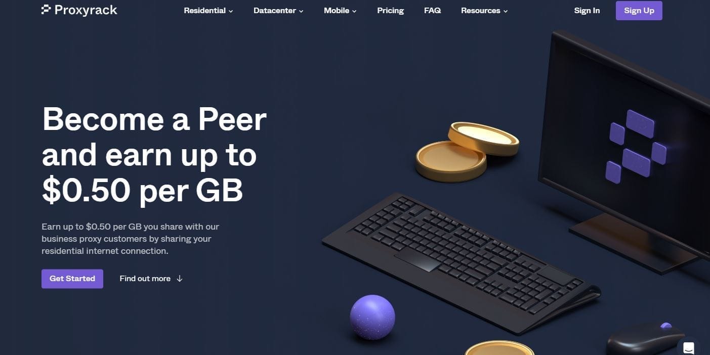 Proxy_rack - get paid to share your internet