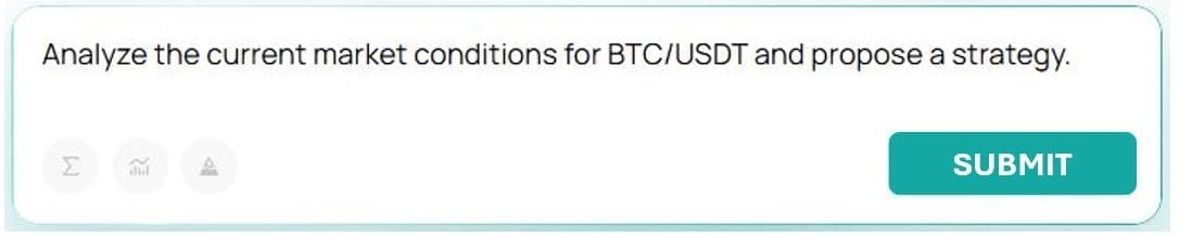 writing in the 3commas AI Assistant chatbox