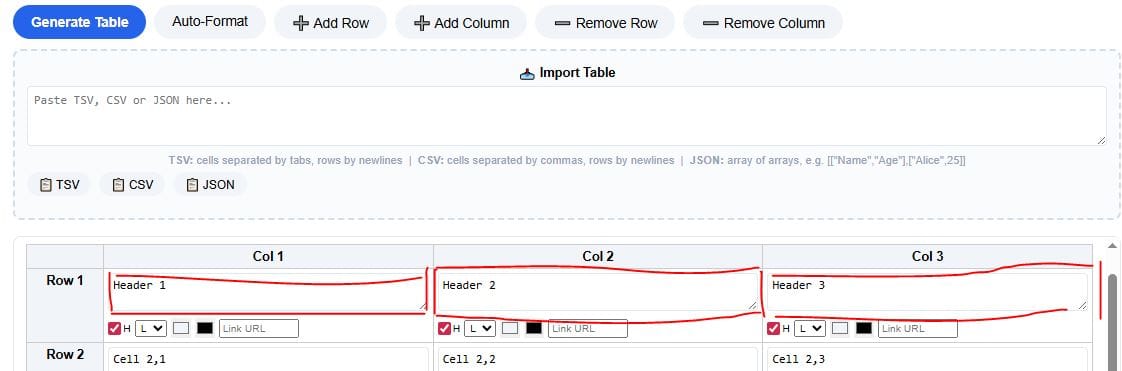 a picture showing how to customize the table editor on the systool box pro tool