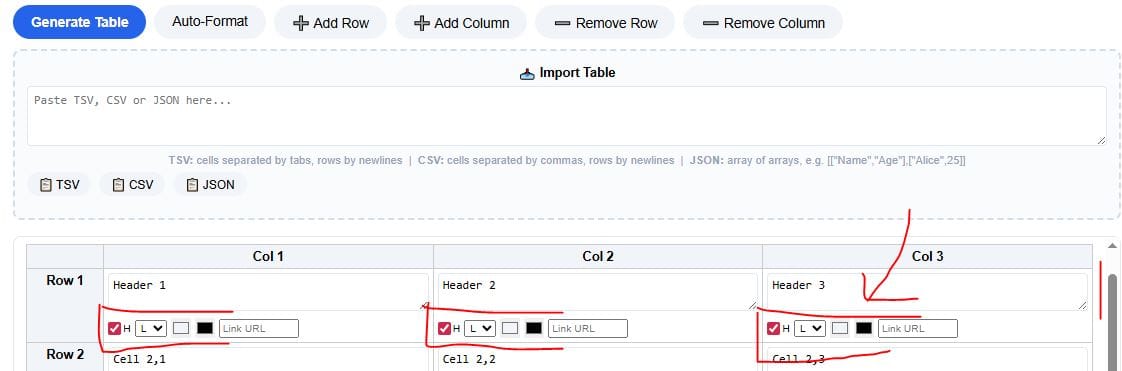 a picture showing how to customize the table editor on the systool box pro tool