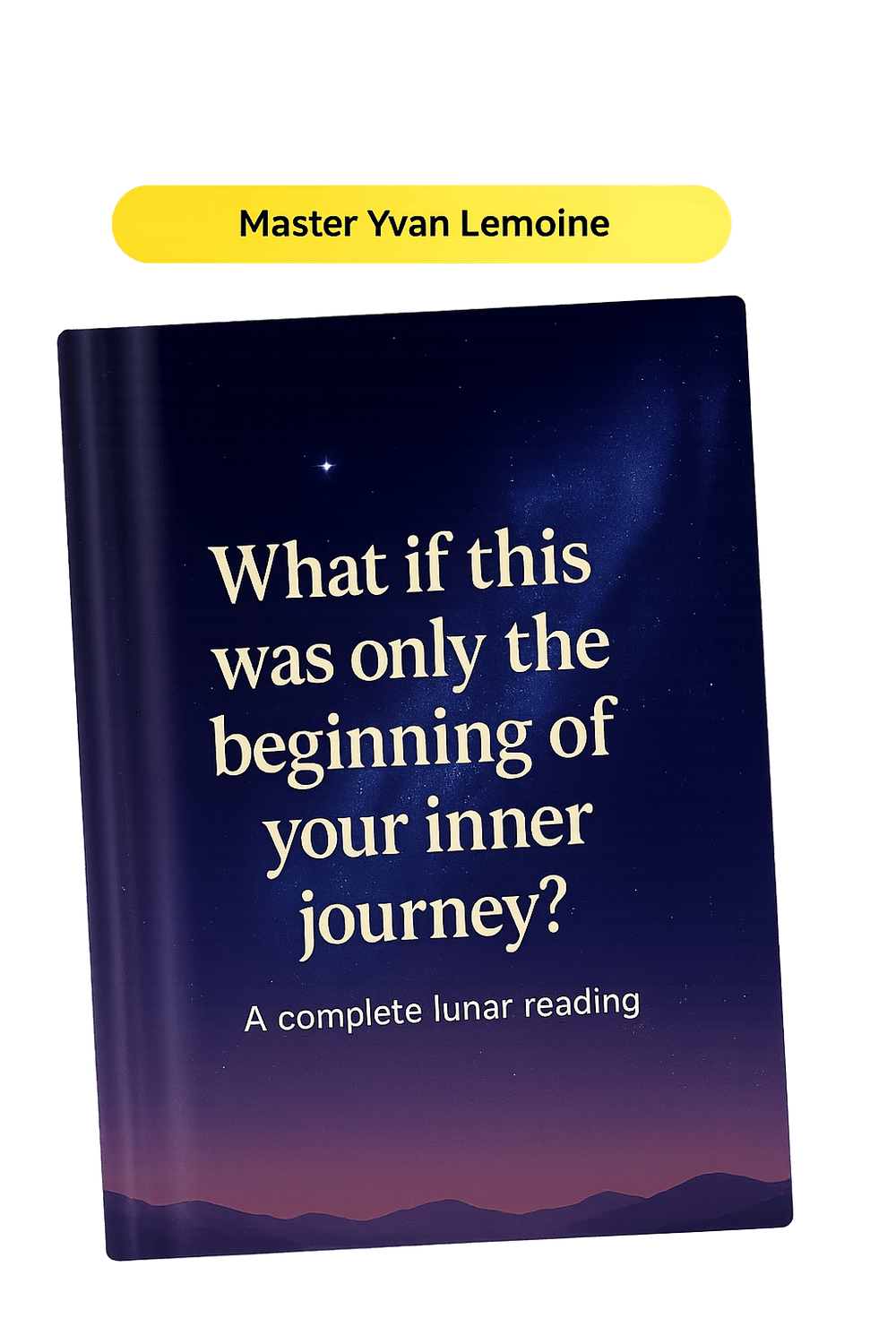 Lecture lunaire mockup