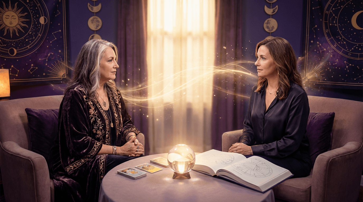 Atmosphère mystique coaching astrologique