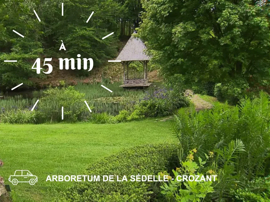 Arboretum de la Cédelle - location saisonnière authentique en Creuse - Clugnat - gîtes - Airbnb - Booking.com