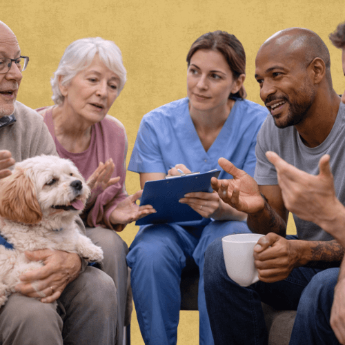 Vous êtes un établissement médico-social ou scolaire ? France Médiation Animale vous aide à intégrer la médiation animale avec des intervenants certifiés