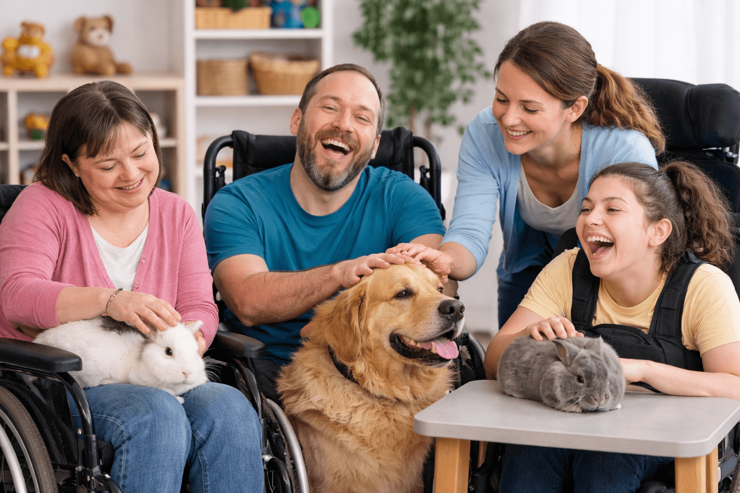 Vous êtes un établissement médico-social ou scolaire ? France Médiation Animale vous aide à intégrer la médiation animale avec des intervenants certifiés