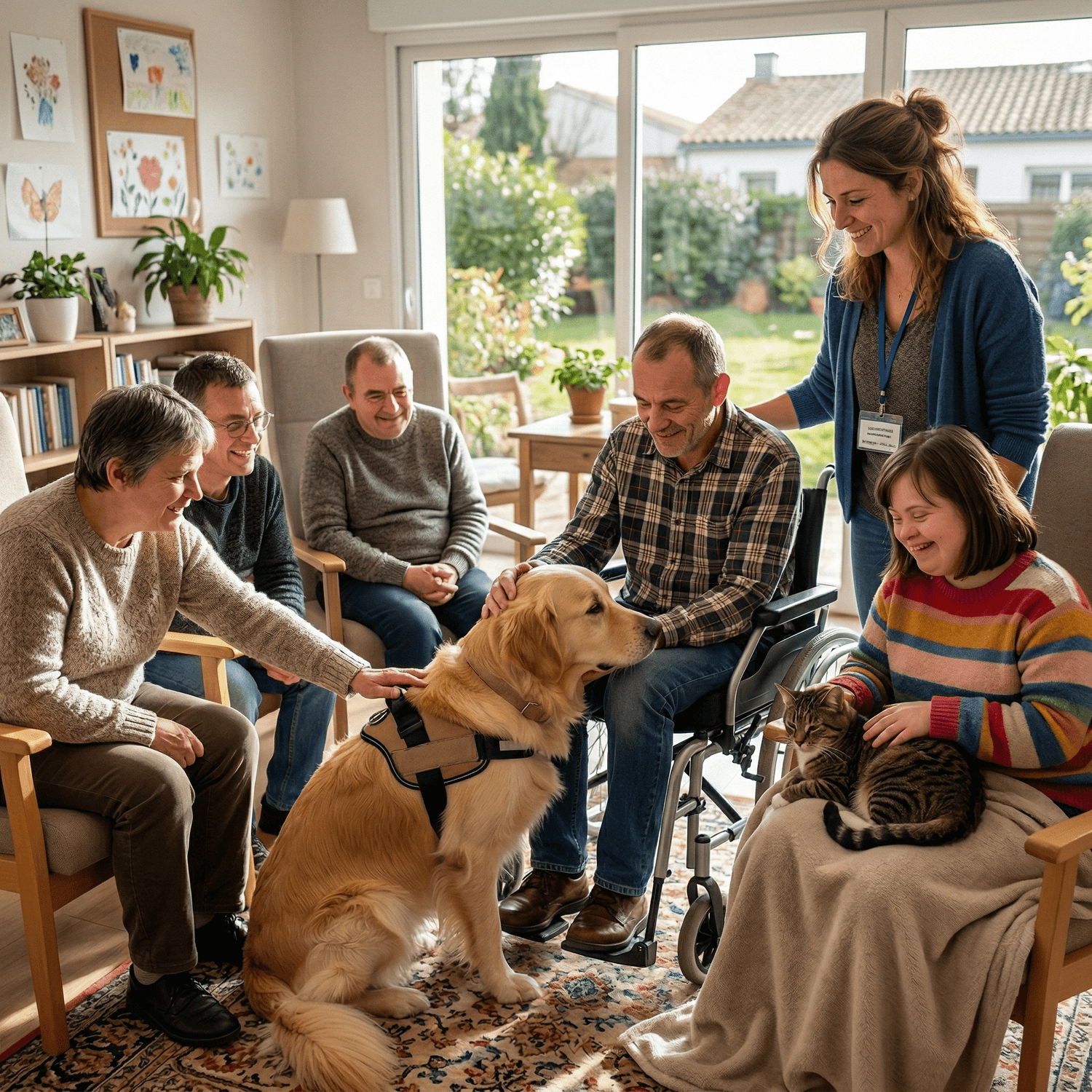 Vous êtes un établissement médico-social ou scolaire ? France Médiation Animale vous aide à intégrer la médiation animale avec des intervenants certifiés