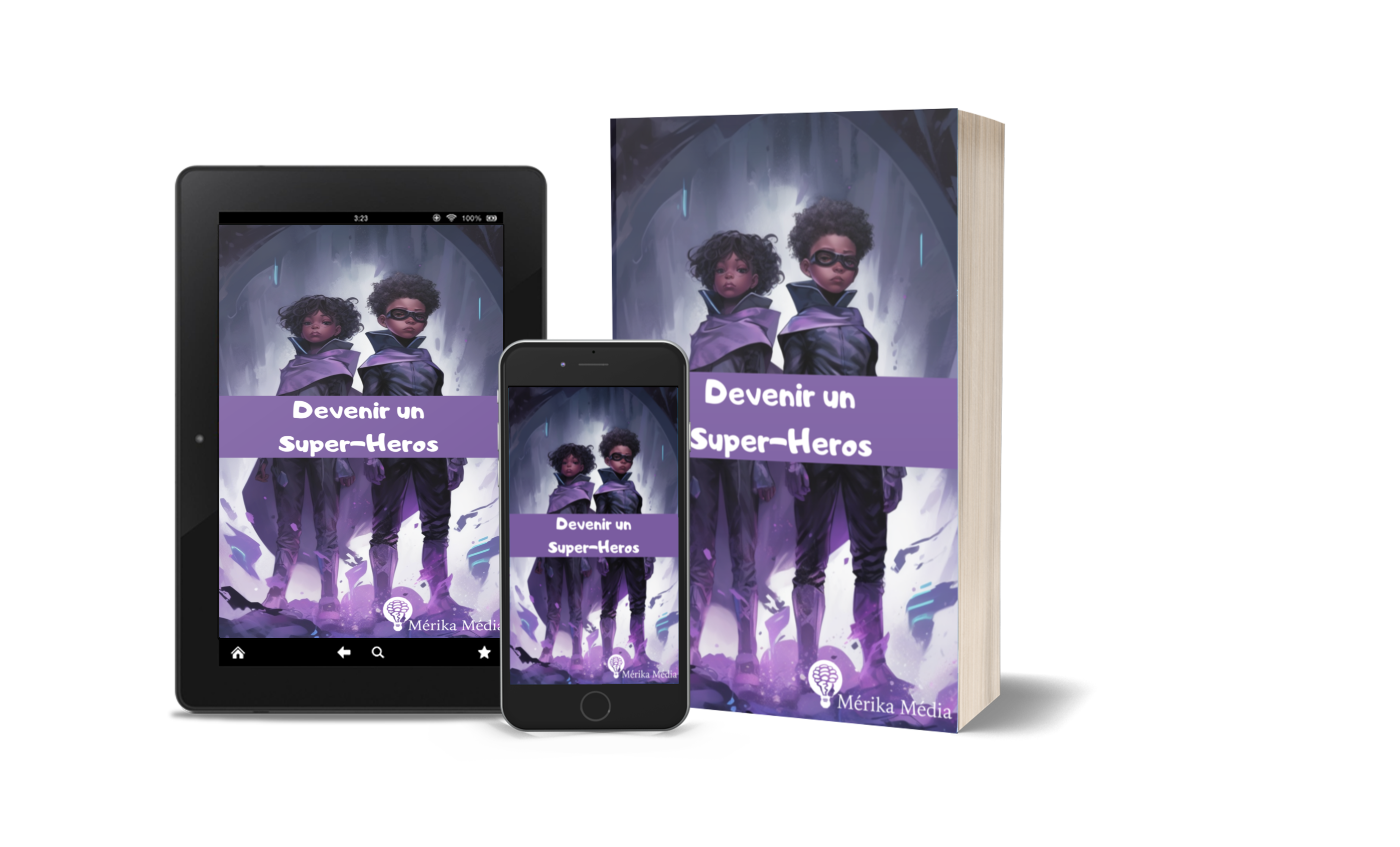 livre pour enfants noirs, super heros noirs
