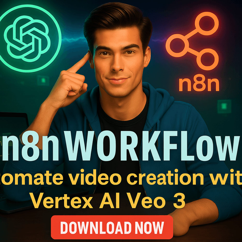 n8n Workflow template Automate video creation with Vertex AI Veo 3