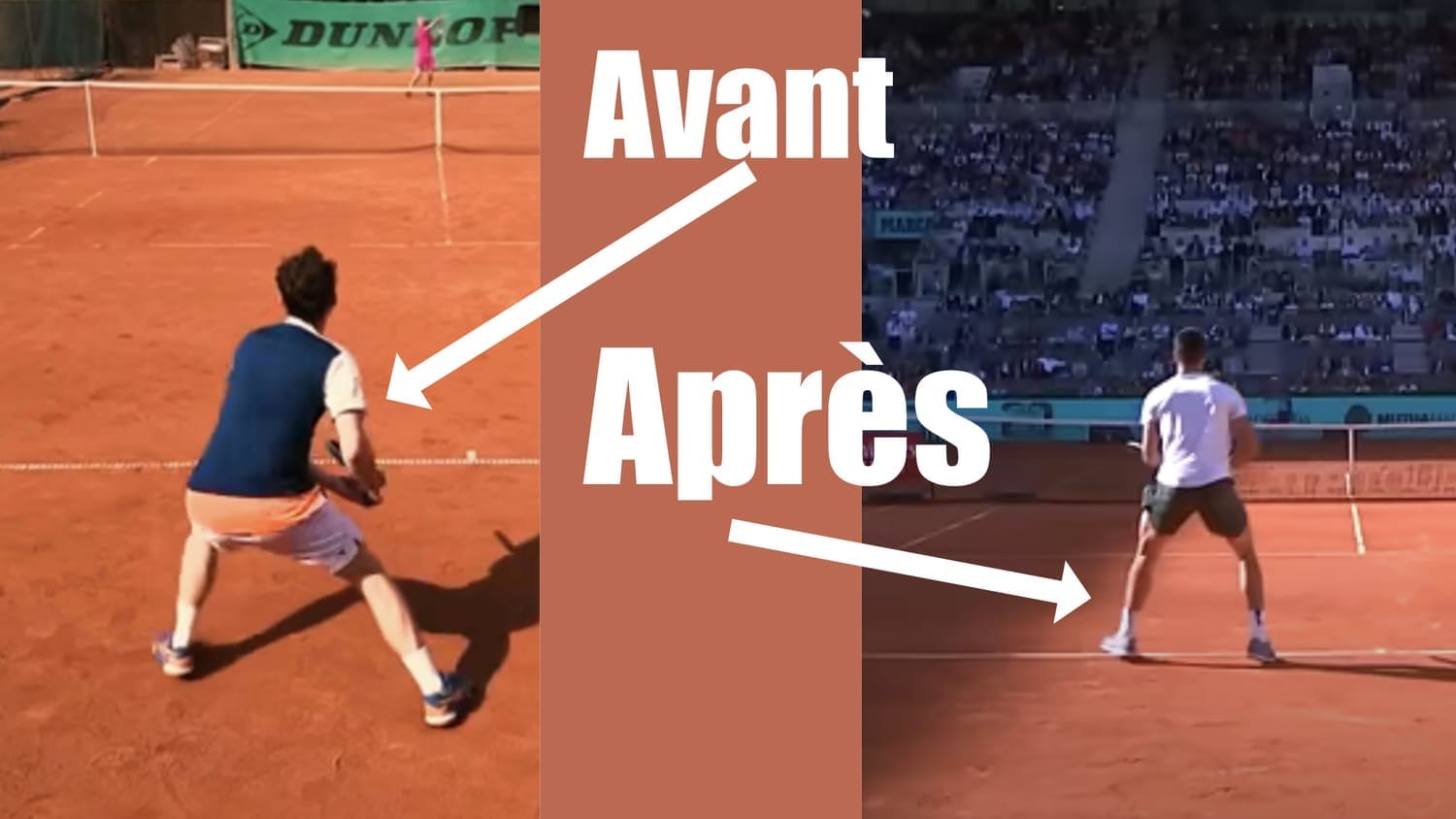Jeu de jambes amateurs vs Alcaraz