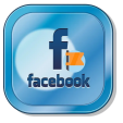 Logo med et F for Facbook og et orange flag der indikere at det er Din IT & SoMe Buddys Facebook side