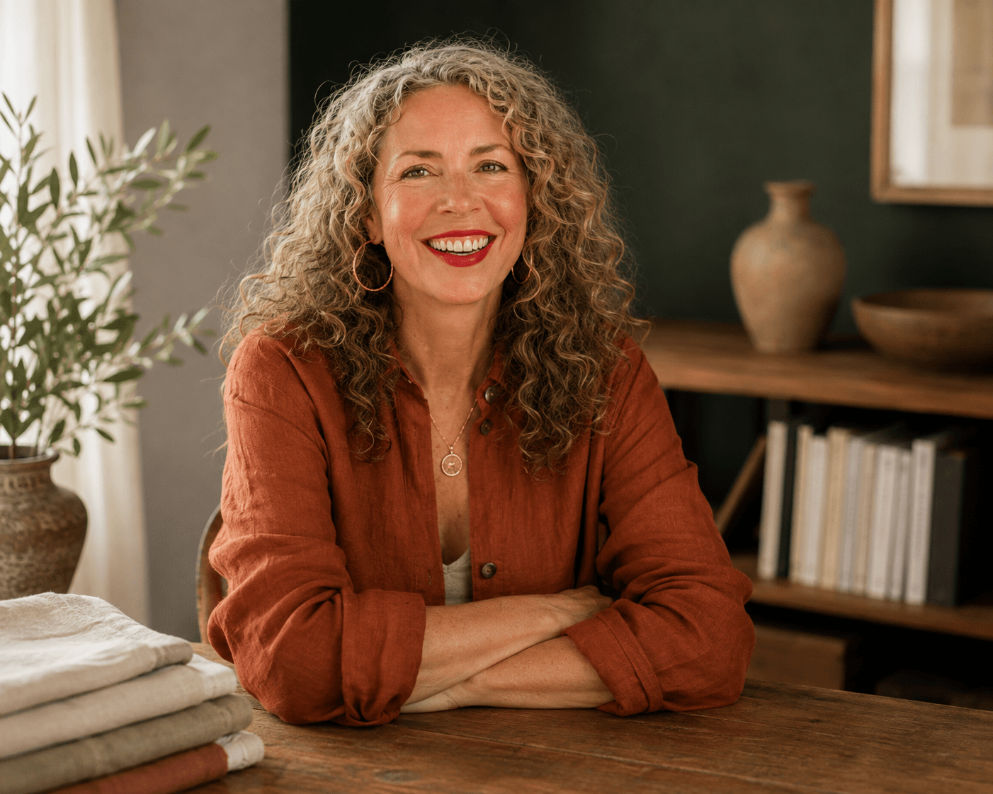 Photo of Linda, warm and unposed