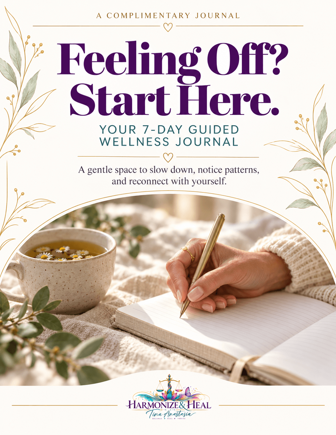 Feeling Off? Start Here — Your 7-Day Wellness Journal cover