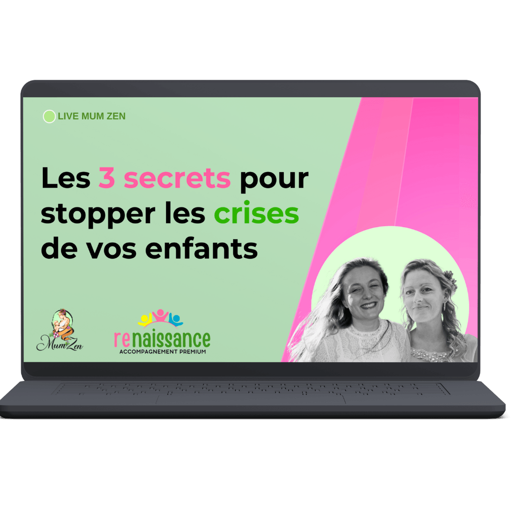 Formation offerte : "Les 3 secrets pour stopper les crises de vos enfants"
