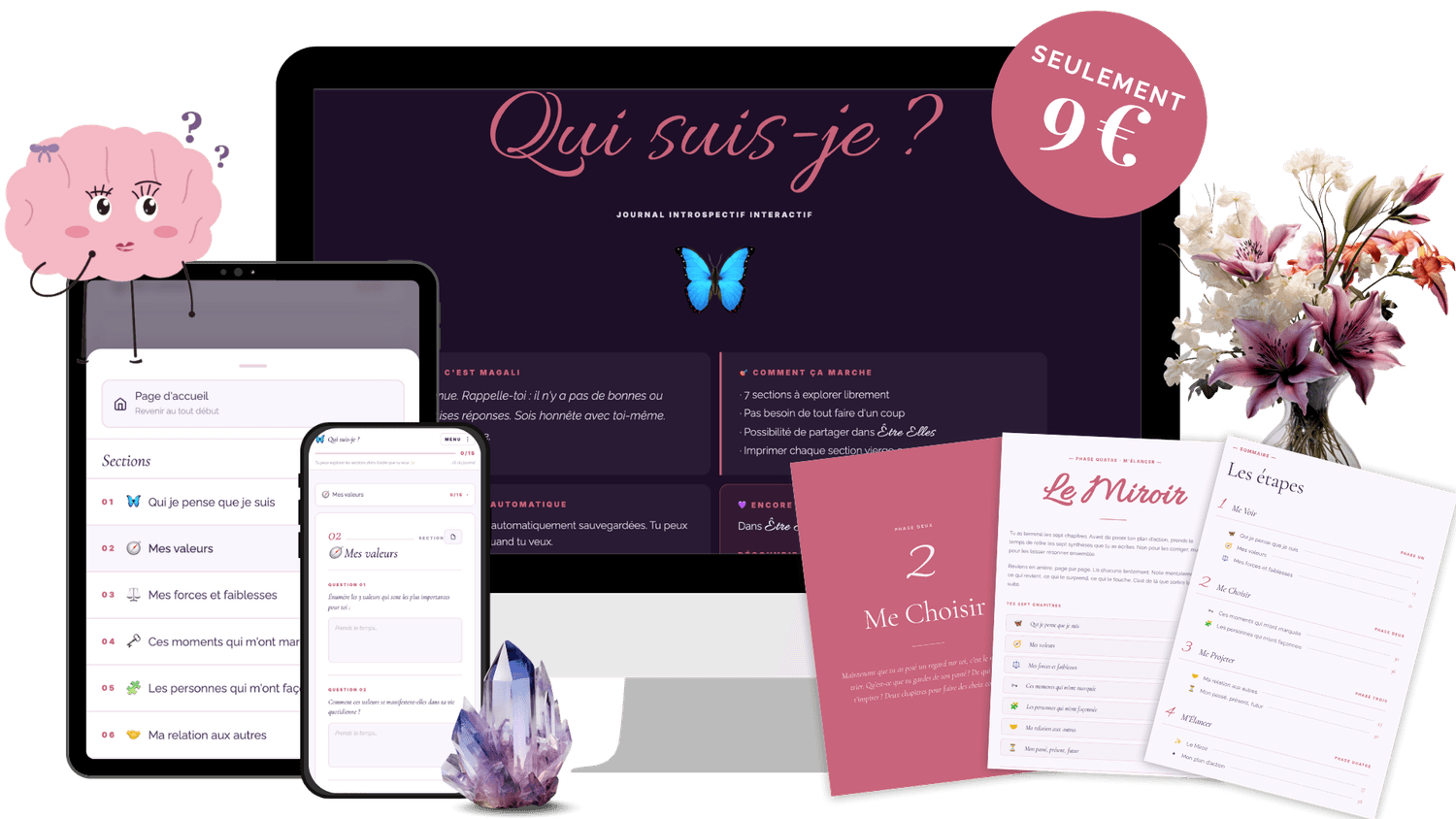 Aperçu du journal interactif Qui suis-je