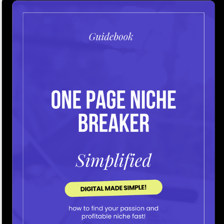 How to Determine A Profitable Niche in One Page!
