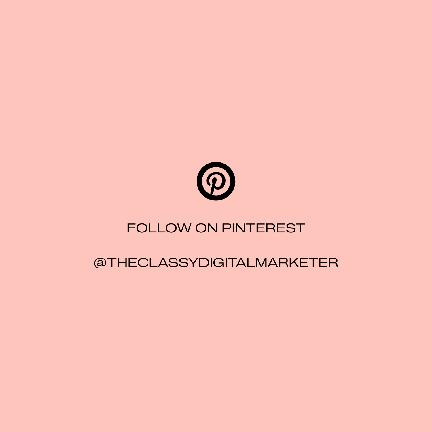 follow Ashley Ross The Classy Digital Marketer on Pinterest