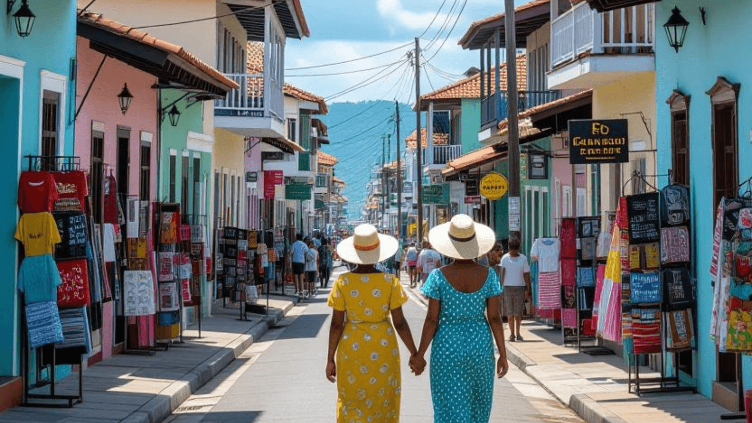 Schematic map of the Lesser Antilles island chain