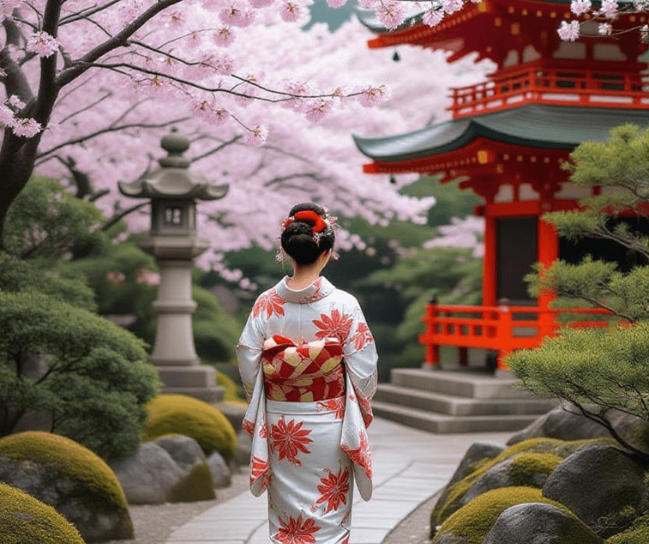 Ryokans and gardens in Kyoto, Zen rituals