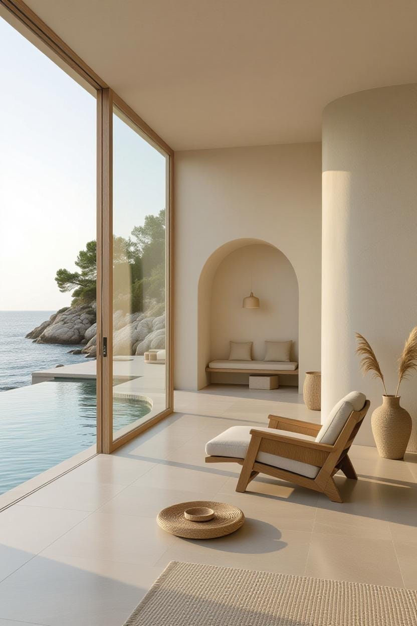 Soft light over a calm horizon