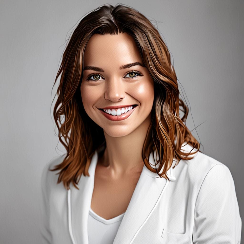 Woman smiling, professional headshot
