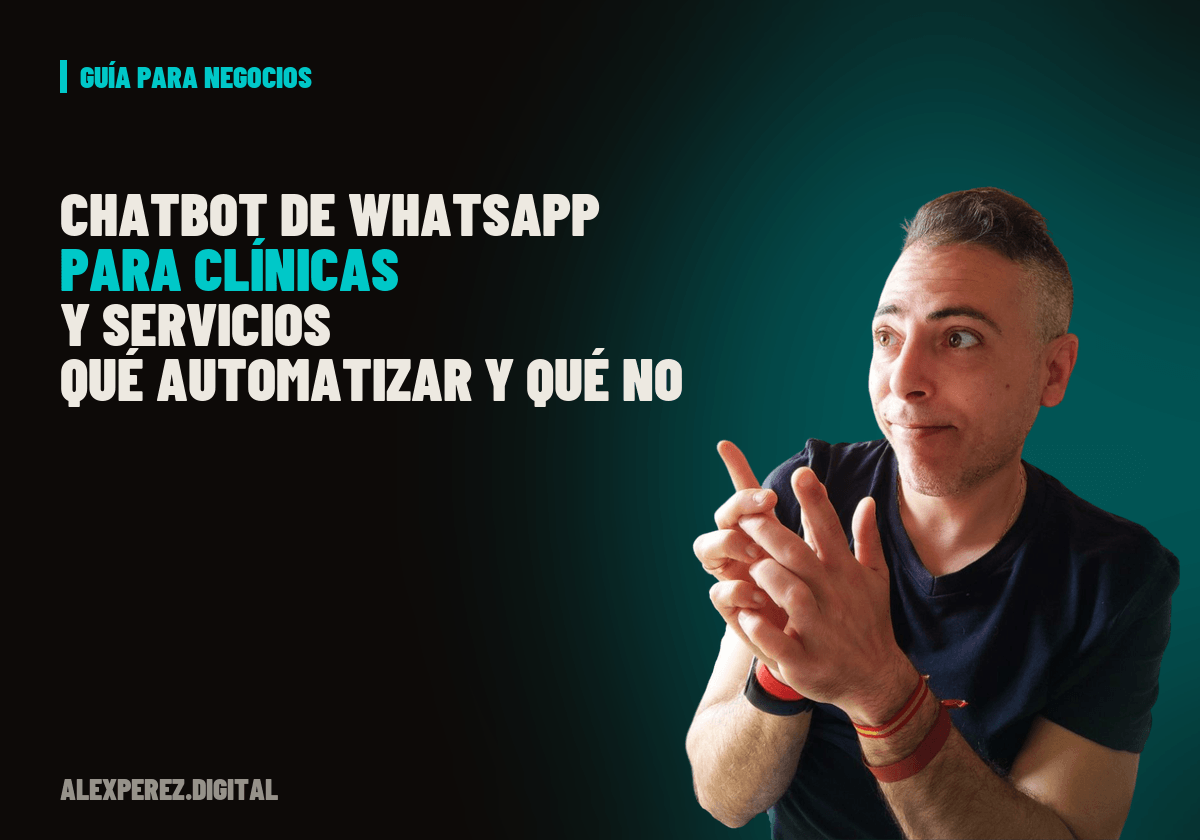 Portada del artículo sobre chatbots de WhatsApp para clínicas