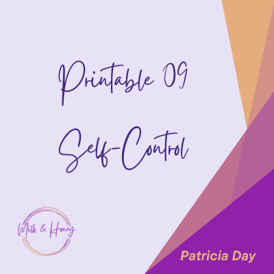 Printable 09 - Self-control